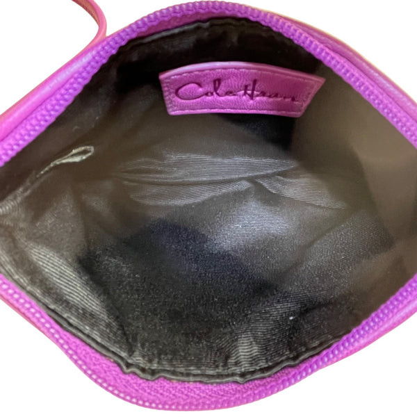 Cole Haan Women’s Ruby Satin Wristlet Purse With White Gift Box