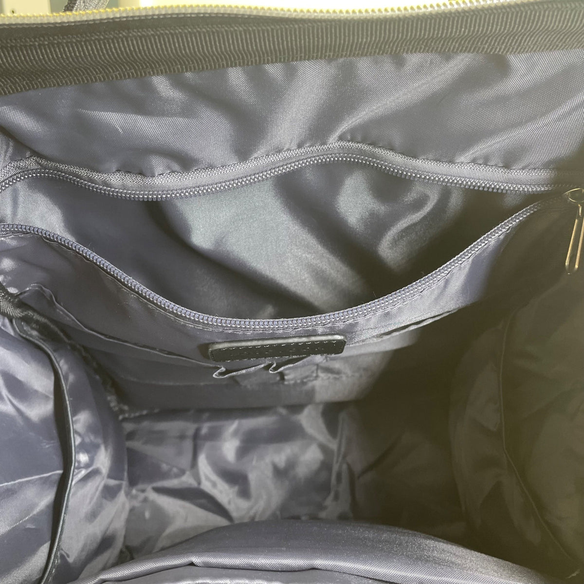Lovevook Gray With Gold Accents Adjustable Straps Viola l Laptop Backpack Sz M