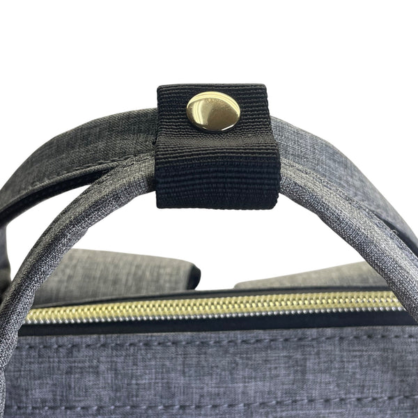 Lovevook Gray With Gold Accents Adjustable Straps Viola l Laptop Backpack Sz M