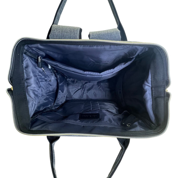 Lovevook Gray With Gold Accents Adjustable Straps Viola l Laptop Backpack Sz M