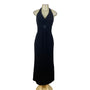 Rimini Womens Black Halter Maxi Dress With Waist Detail Size 2