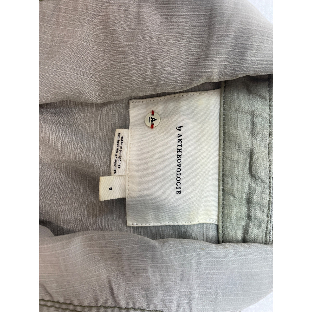 Anthropologie Women’s Olive Green Button Up Jacket Sz S New