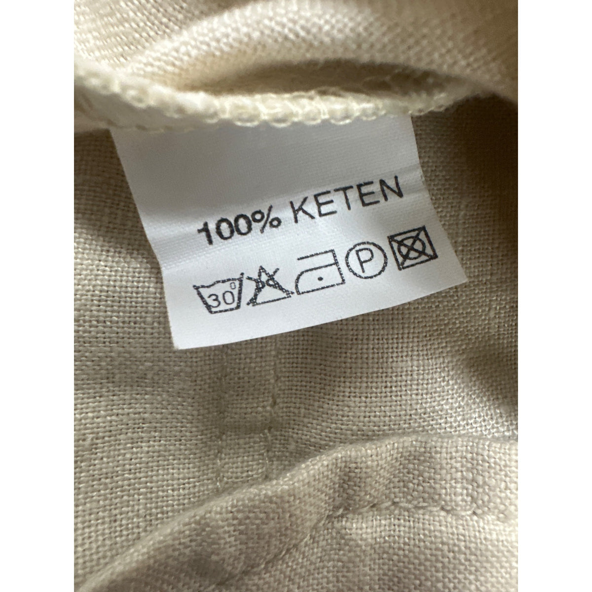 Gabbana Beige Linen Women's Blazer Jacket With Crystal D&G Logo Size L