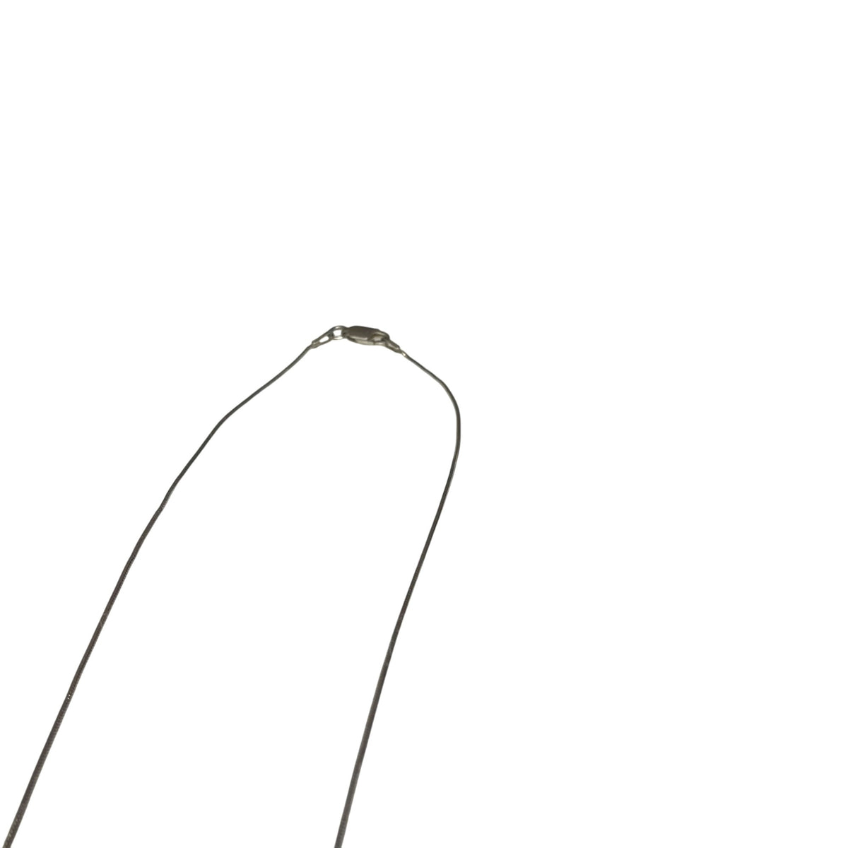 Circle Pendant Necklace Womens Silver Plated Minimalist Jewelry Sleek 18" Chain