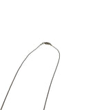 Circle Pendant Necklace Womens Silver Plated Minimalist Jewelry Sleek 18