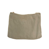 Handcrafted Neutral Shoulder Bag With Macrame Details & Front Pocket