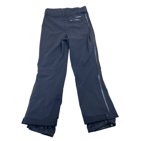 L.L. Bean Mens Black Snow Pants Adjustable Waist All-Weather Insulated Sz M