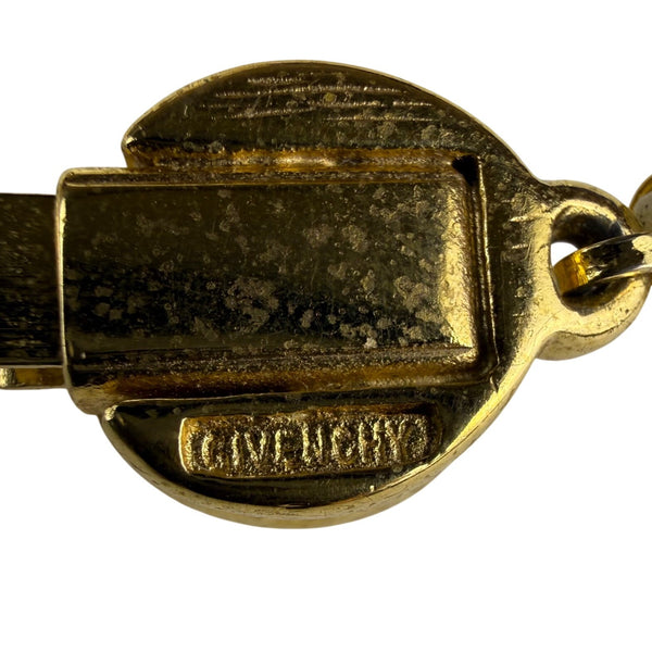 Givenchy Womens Gold Tone & Faux Pearl Bracelet Elegant Classic Design