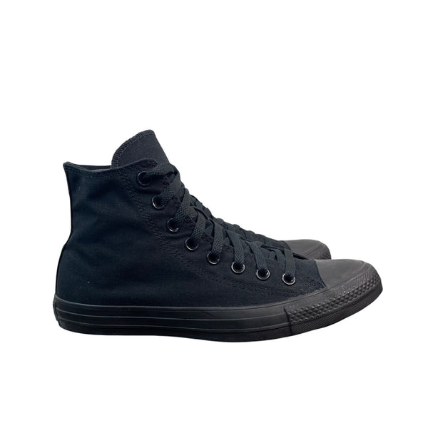 Converse Chuck Taylor AS Hi Black Monochrome Unisex Sneakers Sz 7.5M 9.5W - New