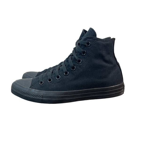 Converse Chuck Taylor AS Hi Black Monochrome Unisex Sneakers Sz 7.5M 9.5W - New