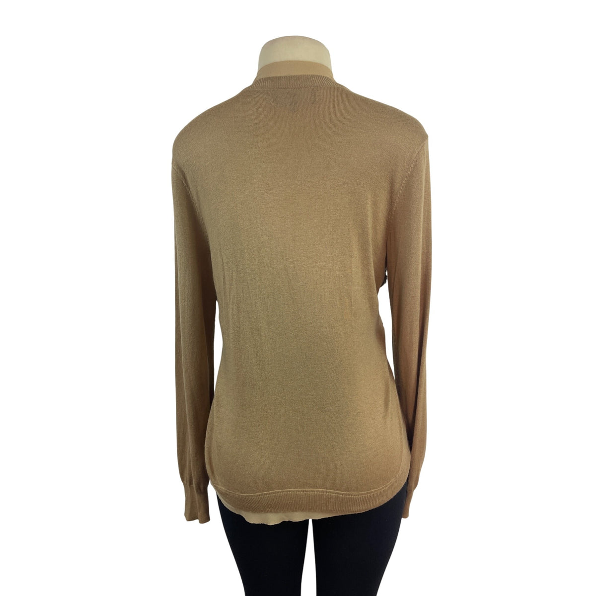 Jones New York Women's Brown Button Down Sequin Cardigan Sz 1X