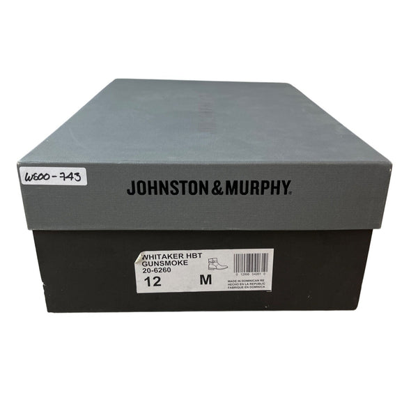 Johnston & Murphy Men's Brown Gunsmoke Suede Leather Whitaker Boots Sz 12 - NWB