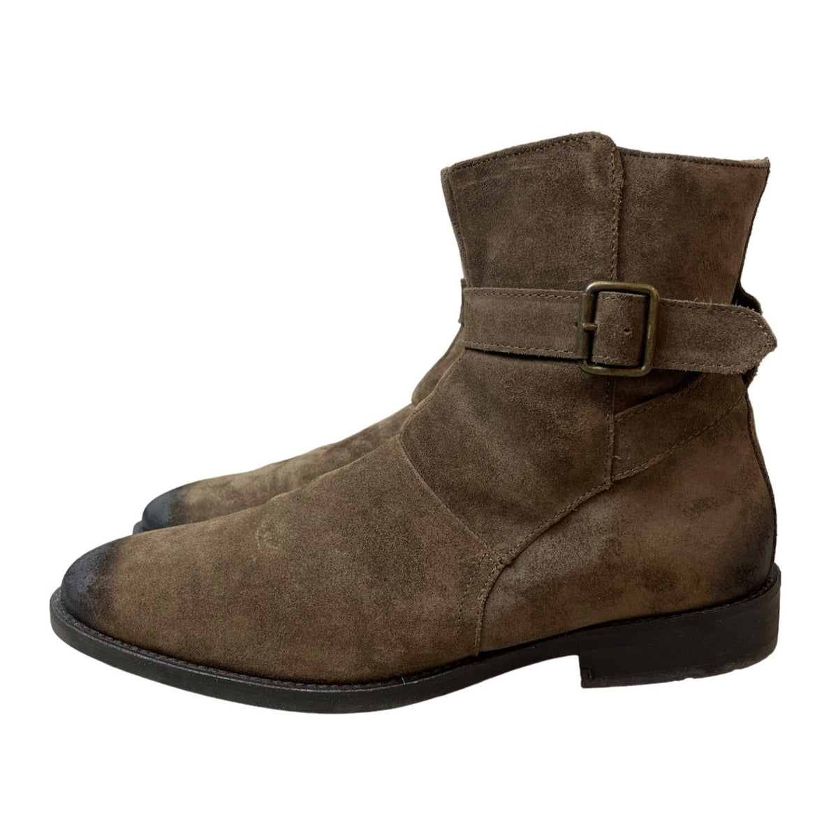 Johnston & Murphy Men's Brown Gunsmoke Suede Leather Whitaker Boots Sz 12 - NWB