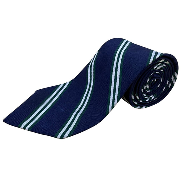 Vintage Brooks Brothers Blue Silk Striped Tie 58"x3.5" Classic Design