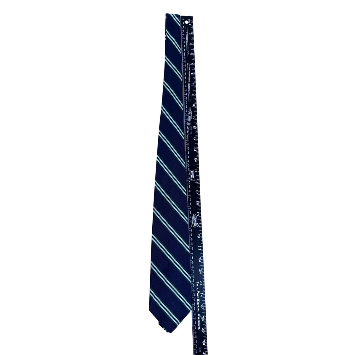 Vintage Brooks Brothers Blue Silk Striped Tie 58"x3.5" Classic Design