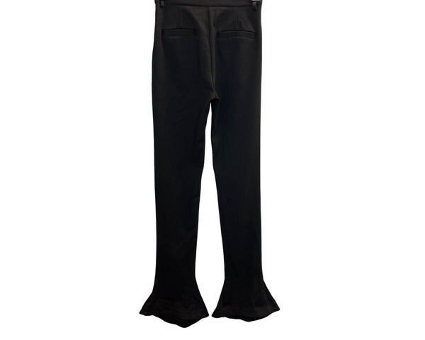 Alice & W Womens Black Flare Hem Bell Bottom Pants Size S - New