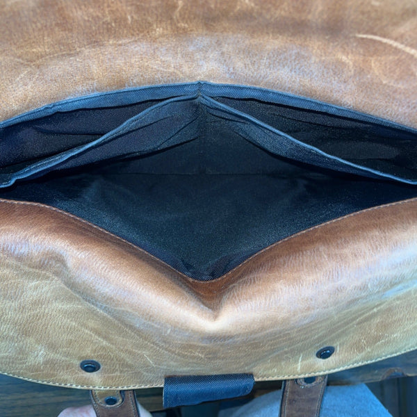 Insiders Duffels Leather & Canvas Travel Bag With Adjustable Strap