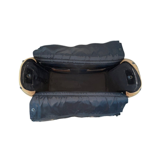 Insiders Duffels Leather & Canvas Travel Bag With Adjustable Strap