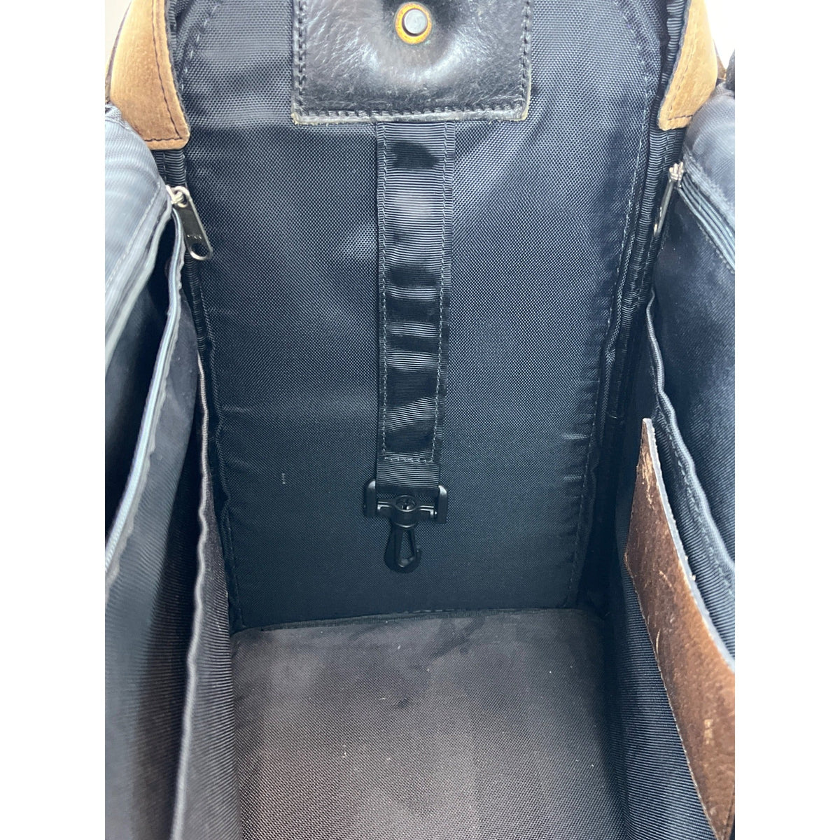 Insiders Duffels Leather & Canvas Travel Bag With Adjustable Strap