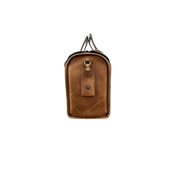 Insiders Duffels Leather & Canvas Travel Bag With Adjustable Strap