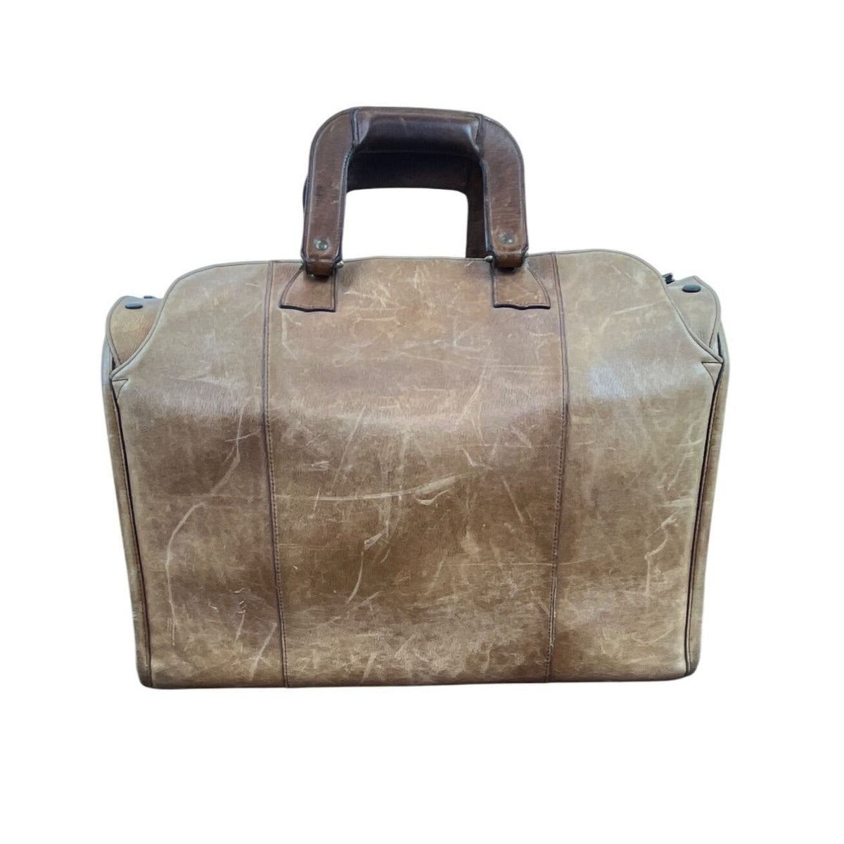 Insiders Duffels Leather & Canvas Travel Bag With Adjustable Strap