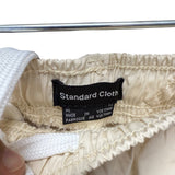 Standard Cloth Mens Beige Cotton Lounge Pants Elastic Waist Size XL