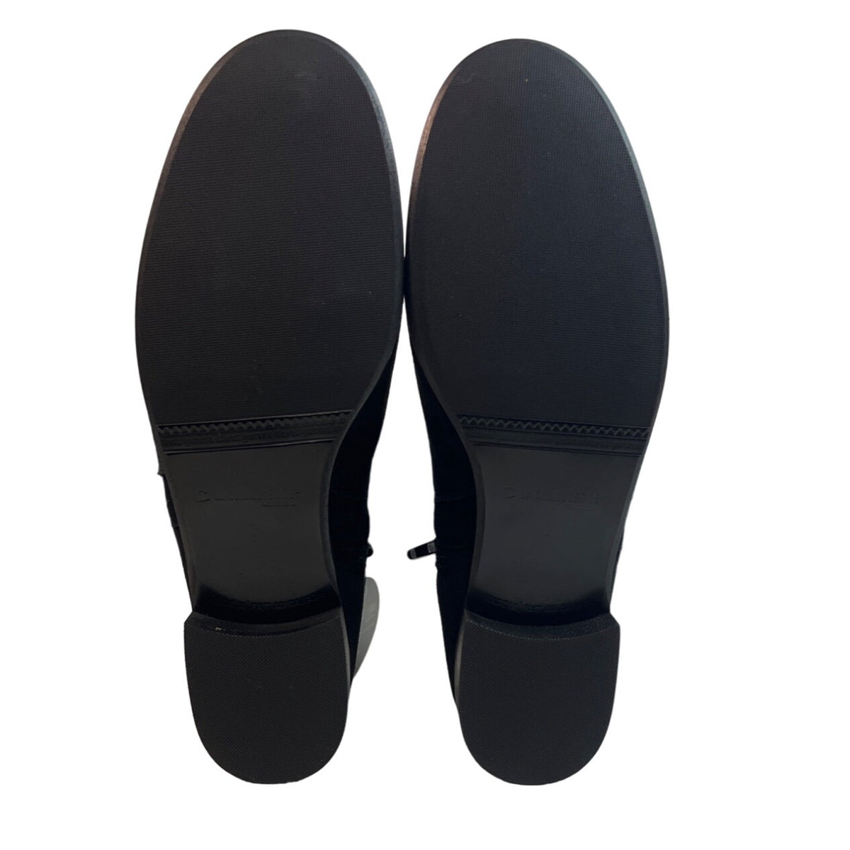 La Canadienne Women's Black Suede Ankle Booties Sz 8M - NWOB