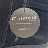 La Canadienne Women's Black Suede Ankle Booties Sz 8M - NWOB