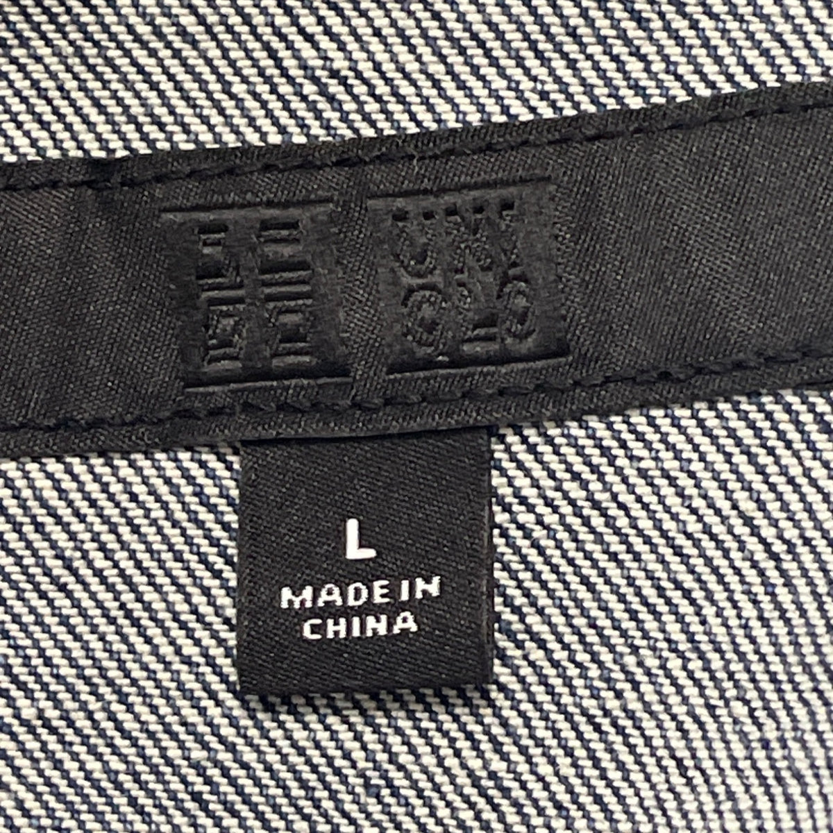 Uniqlo Womens Denim Jean Jacket Classic Fit Button Front Size L - New