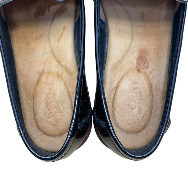 Sperry Women’s Black Patent Leather Cushioned Sole Casual Loafers Size 8