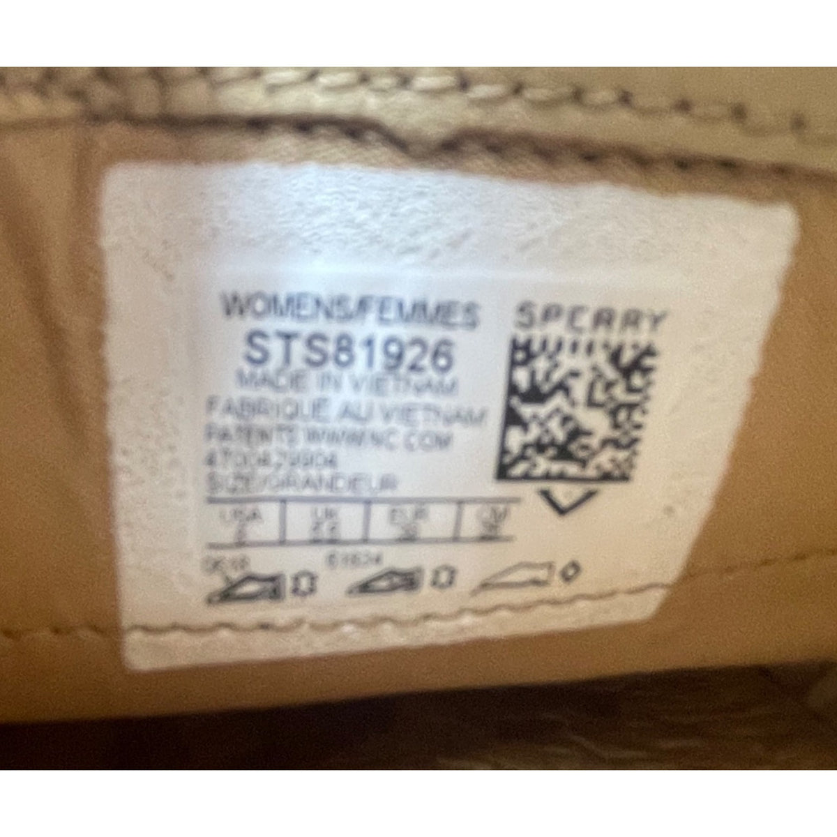 Sperry Women’s Black Patent Leather Cushioned Sole Casual Loafers Size 8
