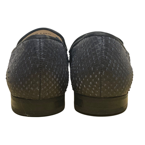 Cole Haan Women’s Blue Snakeskin Print Sabrina Loafer II Shoes Size 9B