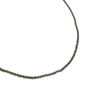 Silver-Tone Unisex Metal Link Chain Necklace 18 Inches Lobster Clasp