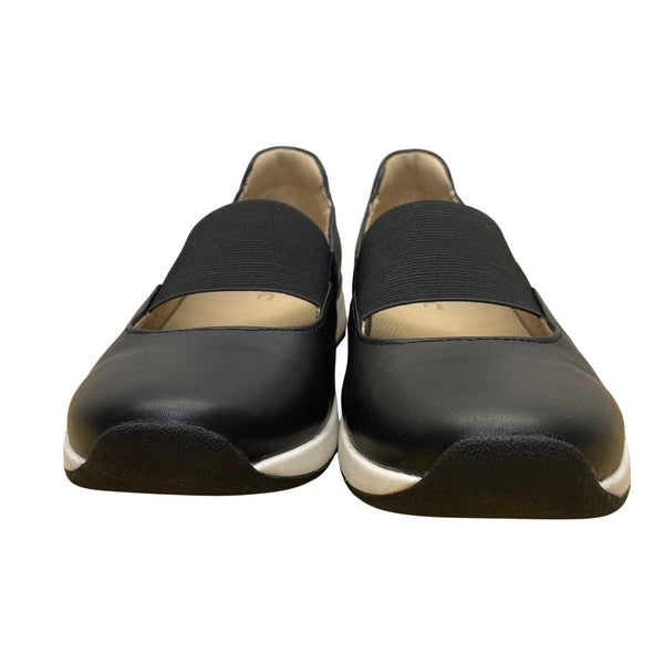 Vionic Women’s Black Leather Slip-On Arch Support Comfort Shoes Size 9.5