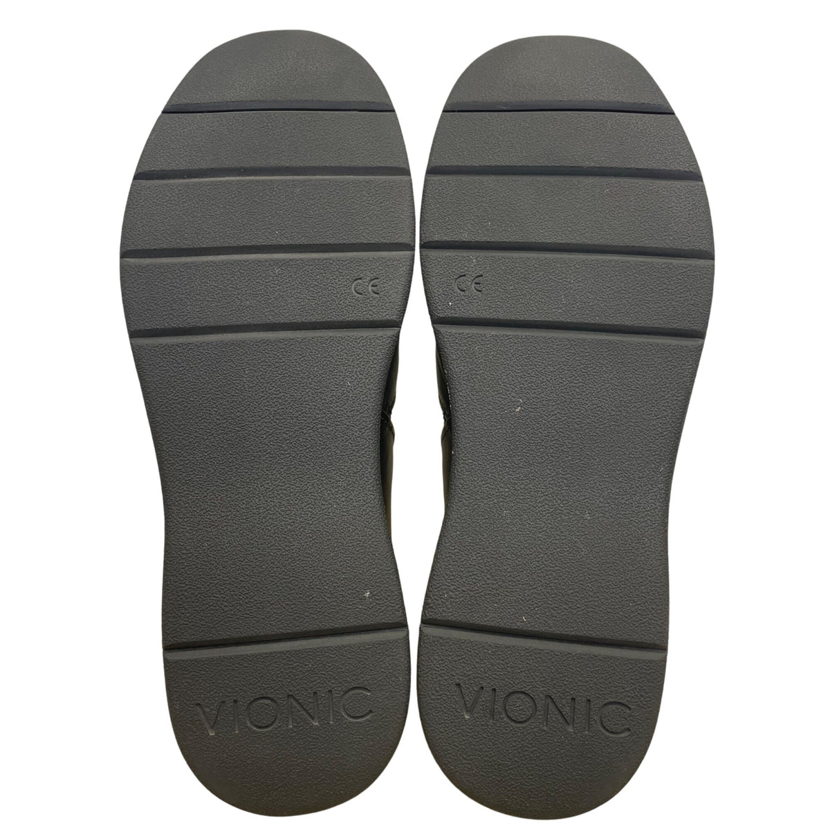 Vionic Women’s Black Leather Slip-On Arch Support Comfort Shoes Size 9.5