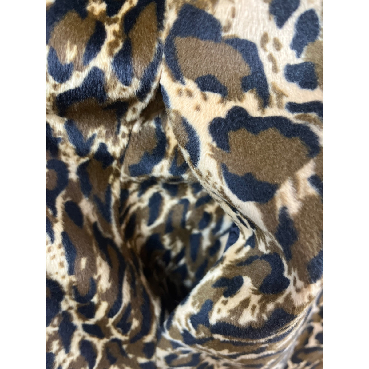 Dennis Basso Womens Leopard Animal Print Button-Up Jacket Sz L