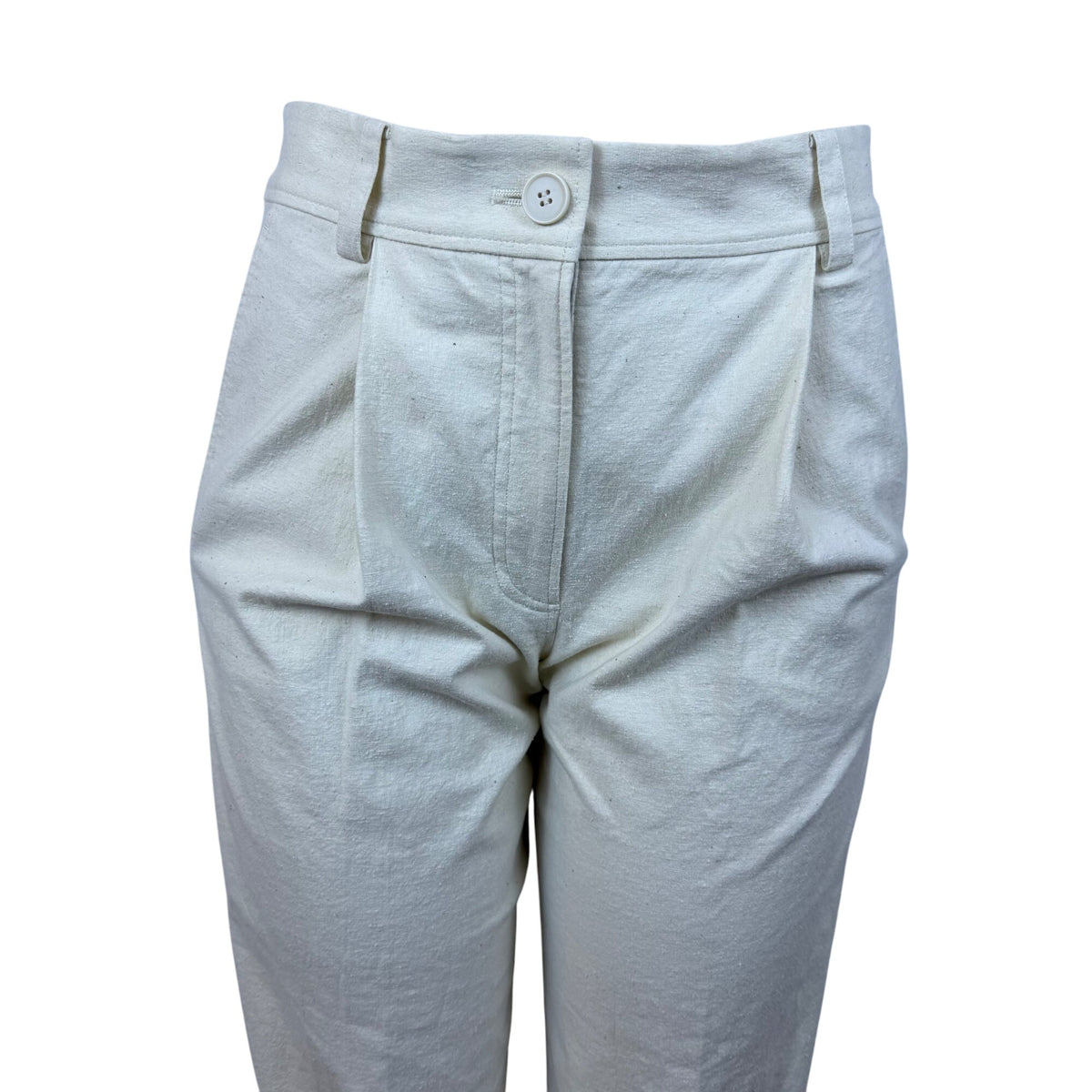 COS Women’s White High-Waisted Tapered Pants Size 2