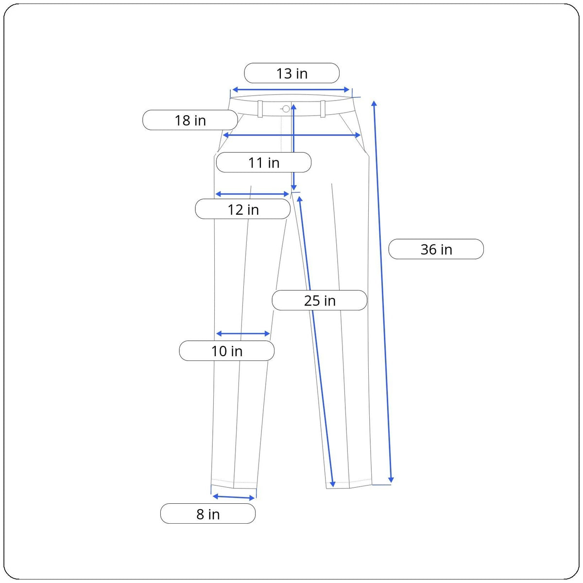 COS Women’s White High-Waisted Tapered Pants Size 2