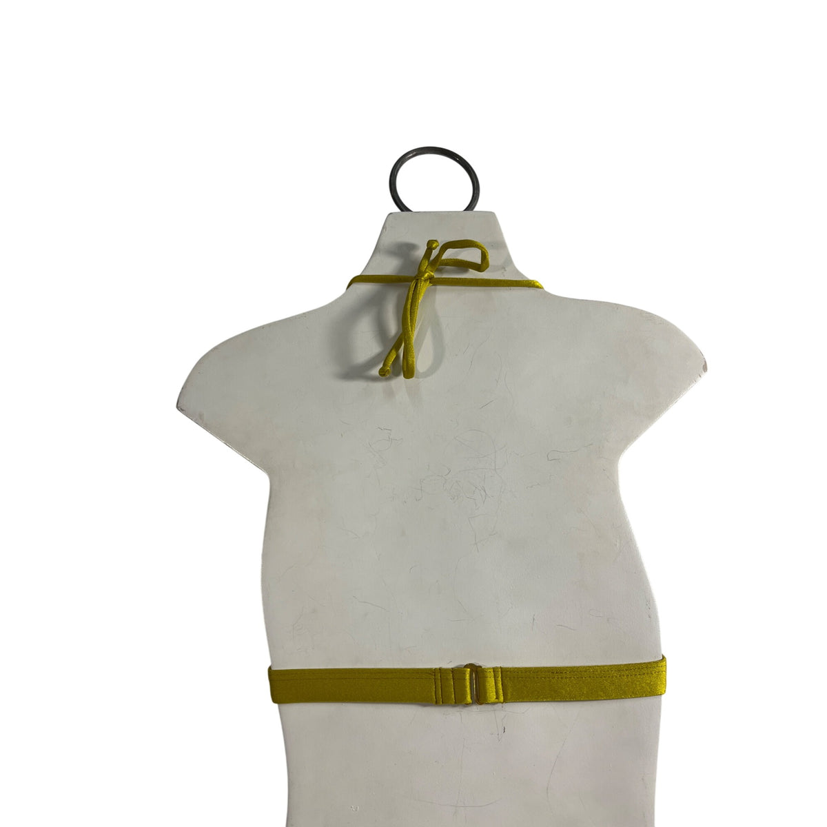 Asherah Gold Halter Bikini Top Size L- NEW