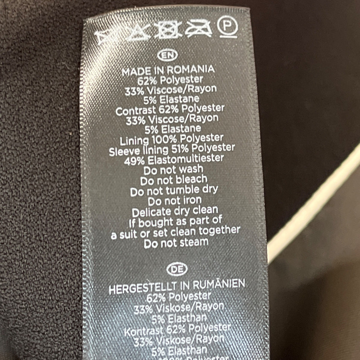 Hobbs London Womens Black Pink A-Line Striped Dress With Cropped Jacket Sz 8 New