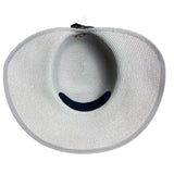 Sun and Sand Womens Wide Brim Paper Straw Sun Hat Beige UPF 50+ New