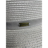 Sun and Sand Womens Wide Brim Paper Straw Sun Hat Beige UPF 50+ New