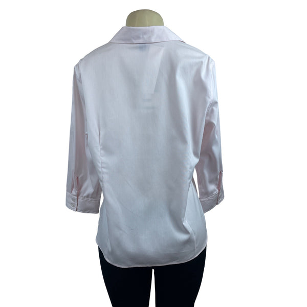 Anne Klein Women’s Pink Long Sleeve Button Up Shirt  Sz L  New