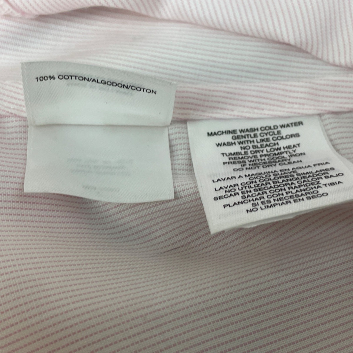 Anne Klein Women’s Pink Long Sleeve Button Up Shirt  Sz L  New