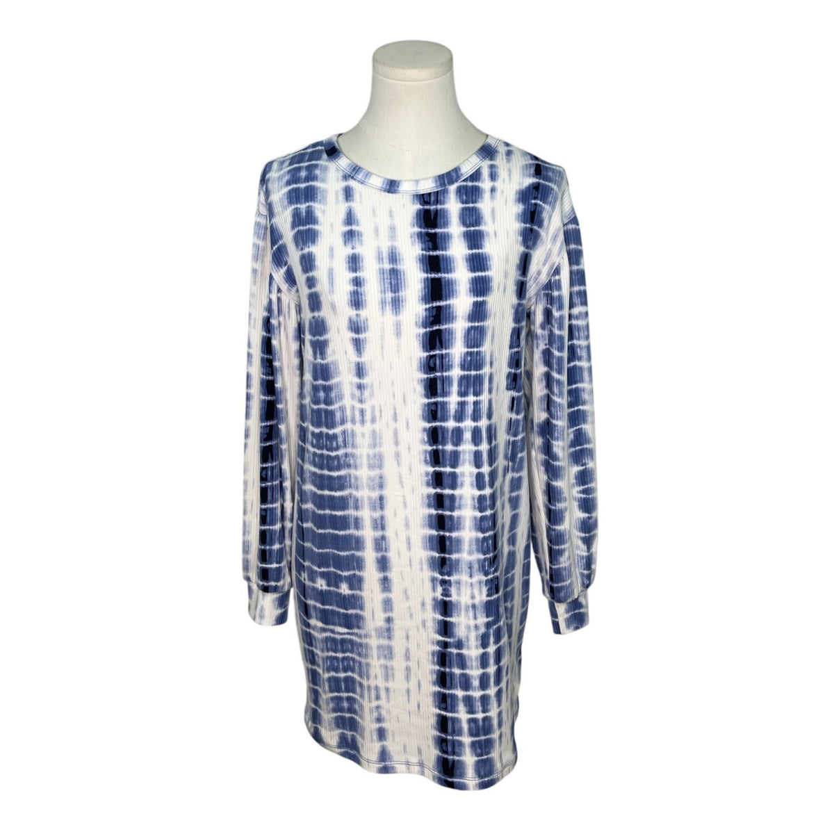 Epic Threads Girls Blue Tie-Dye Dress W/ Matching Headband Set Size XL - New