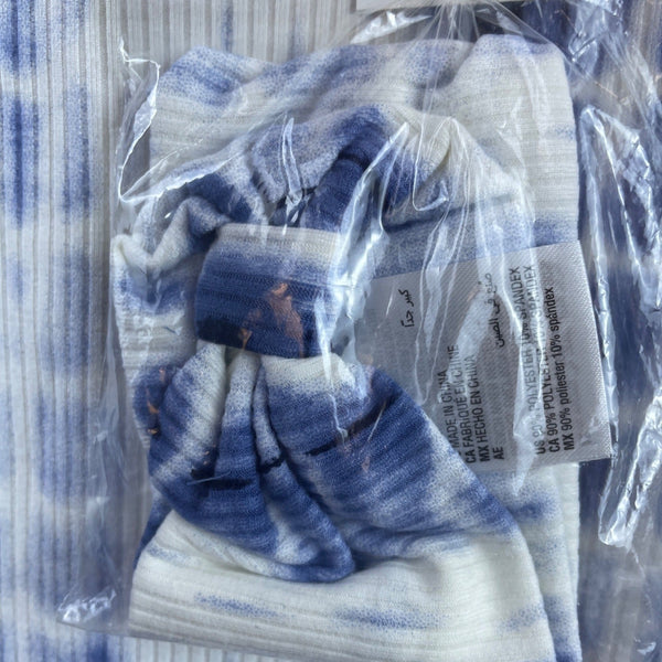 Epic Threads Girls Blue Tie-Dye Dress W/ Matching Headband Set Size XL - New