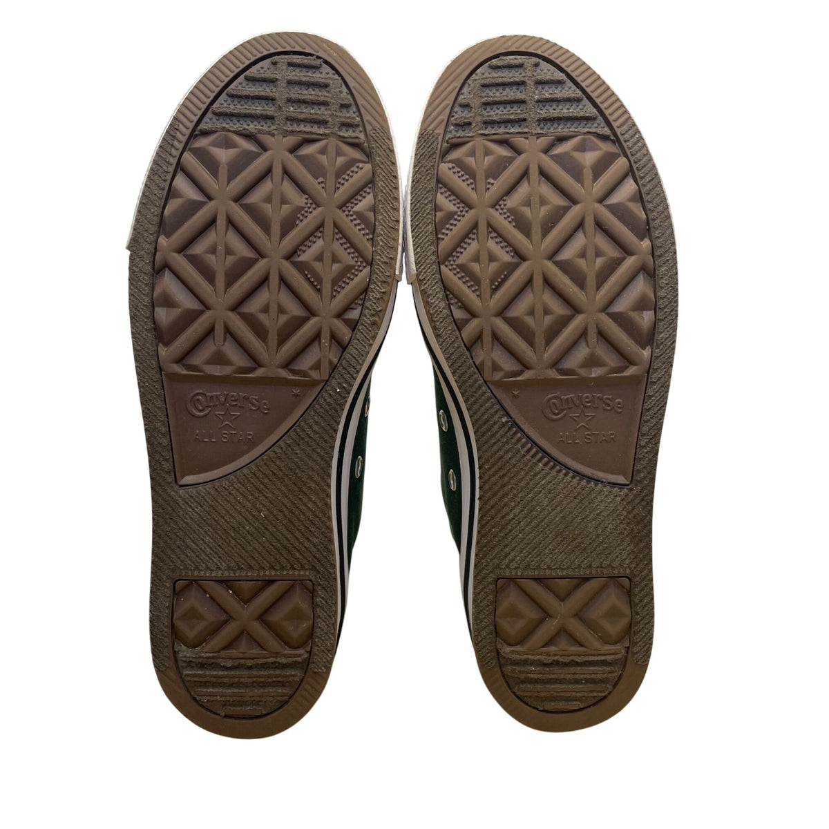 Converse Kids Girls Green Canvas All Star Lace-Up High Top Sneakers Size 4