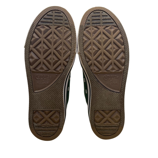 Converse Kids Girls Green Canvas All Star Lace-Up High Top Sneakers Size 4