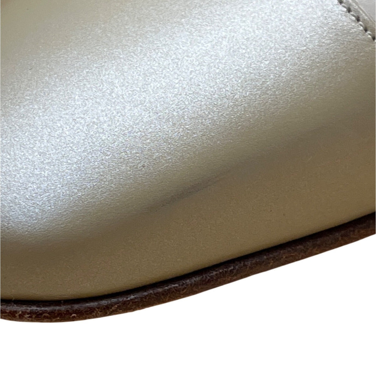 Salvatore Ferragamo Beige Nudo Calf Leather Slingback Delier Block Heels Sz 10B