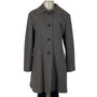 Banana Republic Womens Gray Wool Blend Button-Front Coat Sz XL